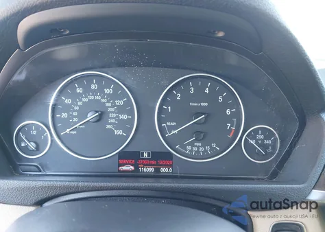 2013 BMW 320I z USA, uszkodzony, nr VIN WBA3B1C51DK128291